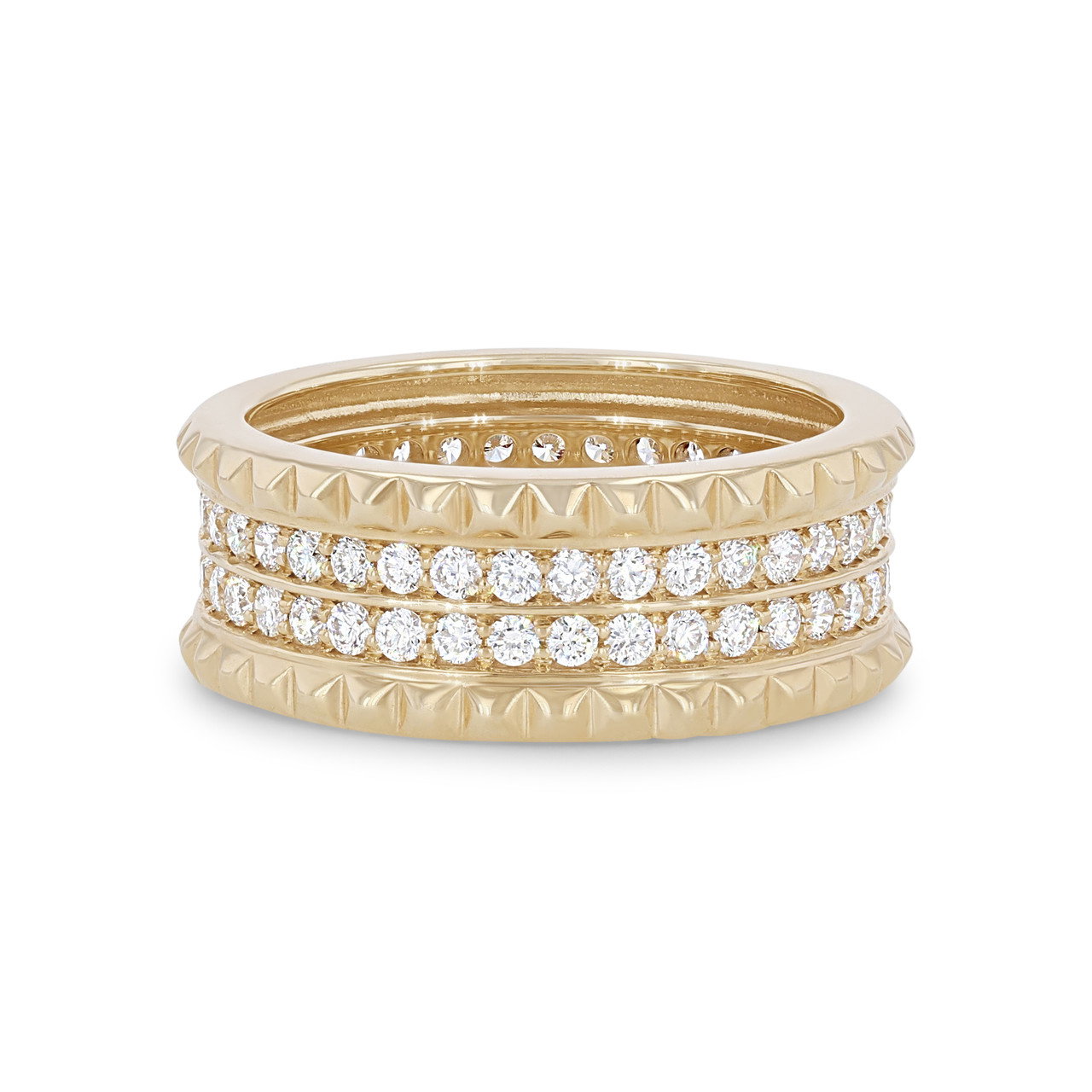 Michael M. Tetra Double Pave Band 0
