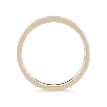 Baguette Diamond Open Row Ring In White Gold 14K