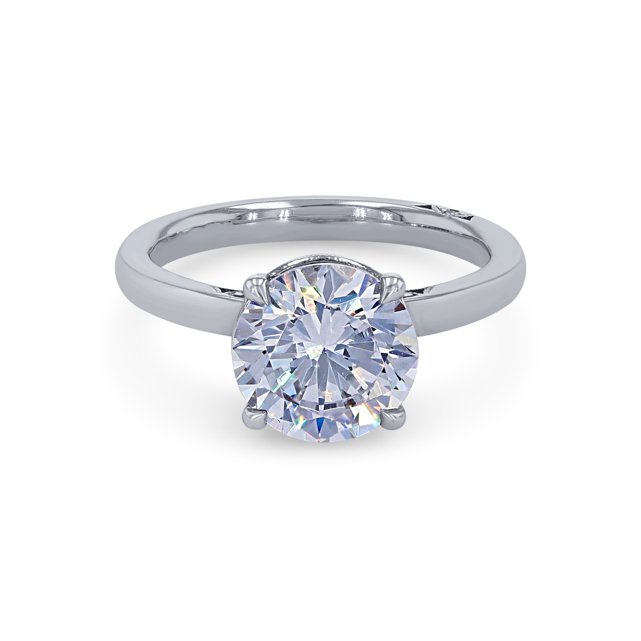 Simply Tacori Solitaire Hidden Diamond Engagement Setting 0
