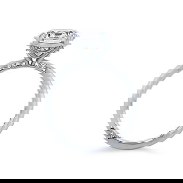 Simply Tacori Solitaire Hidden Diamond Engagement Setting