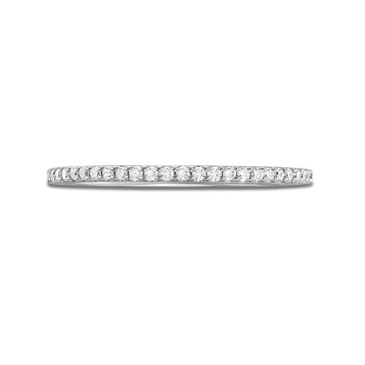 Essential Diamond Eternity Wedding Band (0.25TW) In White Gold 14K