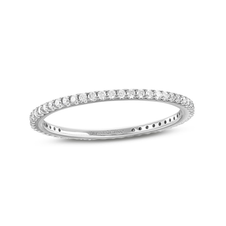 Essential Diamond Eternity Wedding Band (0.25TW) In White Gold 14K