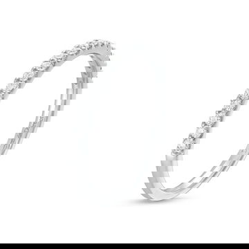 Essential Diamond Halfway Wedding Band (0.25TW)