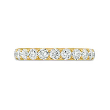 Essential Diamond Halfway Wedding Band (1.00TW) In Yellow Gold 14K