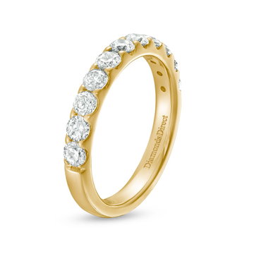Essential Diamond Halfway Wedding Band (1.00TW) In Yellow Gold 14K
