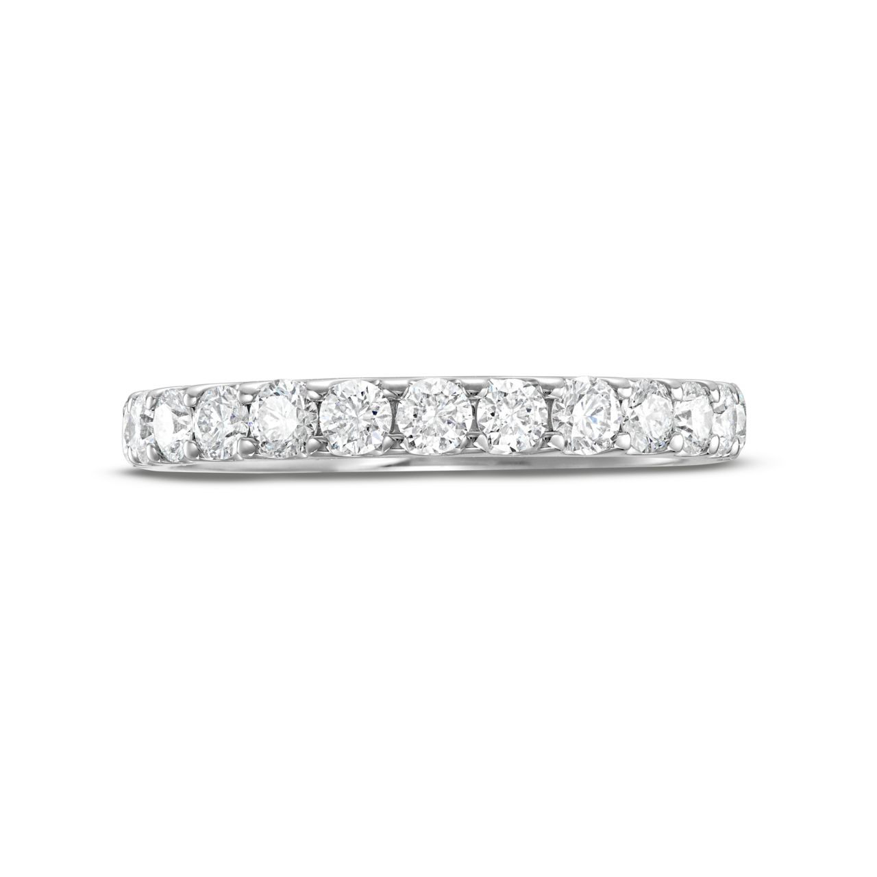 Essential Diamond Halfway Wedding Band (0.75TW) 0