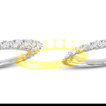 Essential Diamond Halfway Wedding Band (0.75TW)