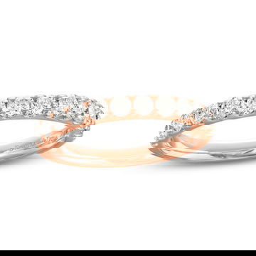 Essential Diamond Halfway Wedding Band (0.75TW)