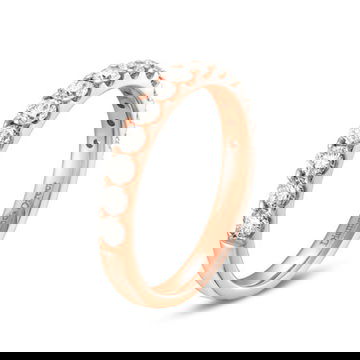 Essential Diamond Halfway Wedding Band (0.75TW)