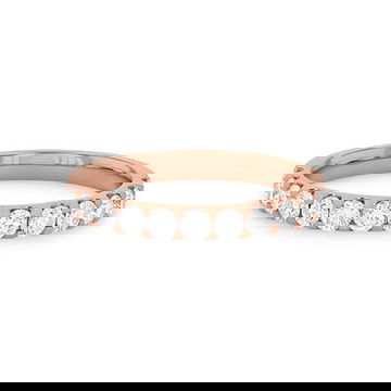 Essential Diamond Halfway Wedding Band (0.75TW)