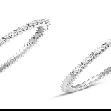 Essential Diamond Halfway Wedding Band (0.75TW)