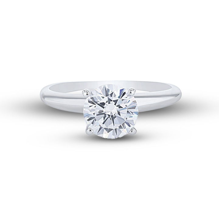 White Gold 14K Complimentary 14 Karat Solitaire Setting