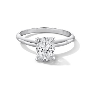 Complimentary 14 Karat Solitaire Setting In White Gold 14K
