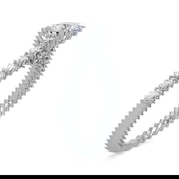Verragio Renaissance Scroll Cathedral Engagement Setting 2