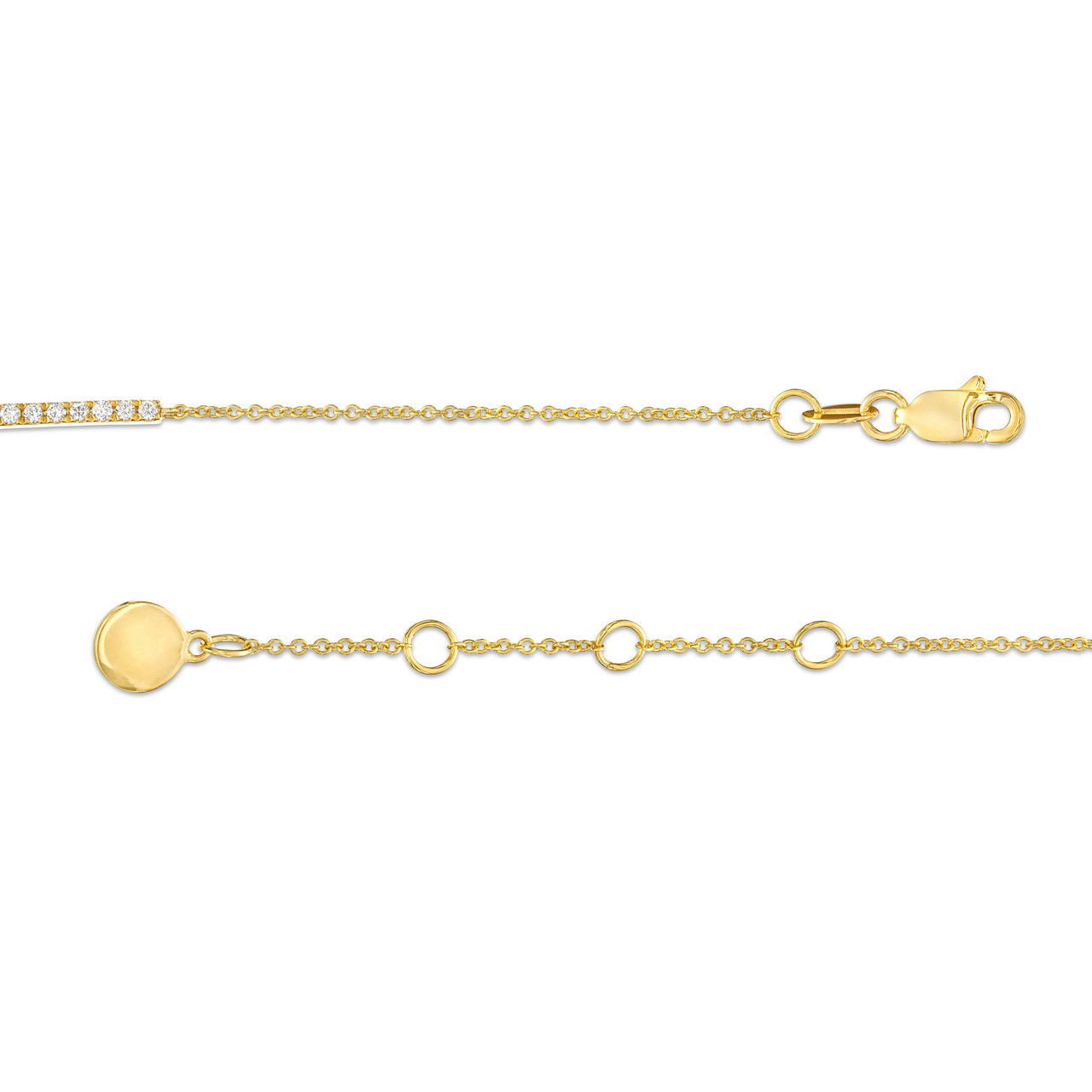 Diamond Bar Bracelet