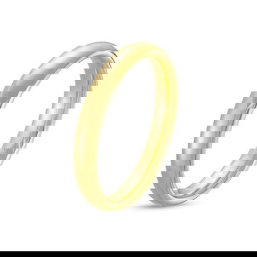 Low Dome Comfort Fit 3mm Wedding Band 11