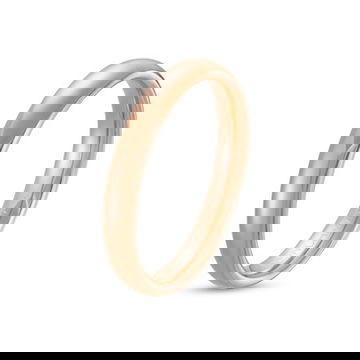 Low Dome Comfort Fit 3mm Wedding Band 8
