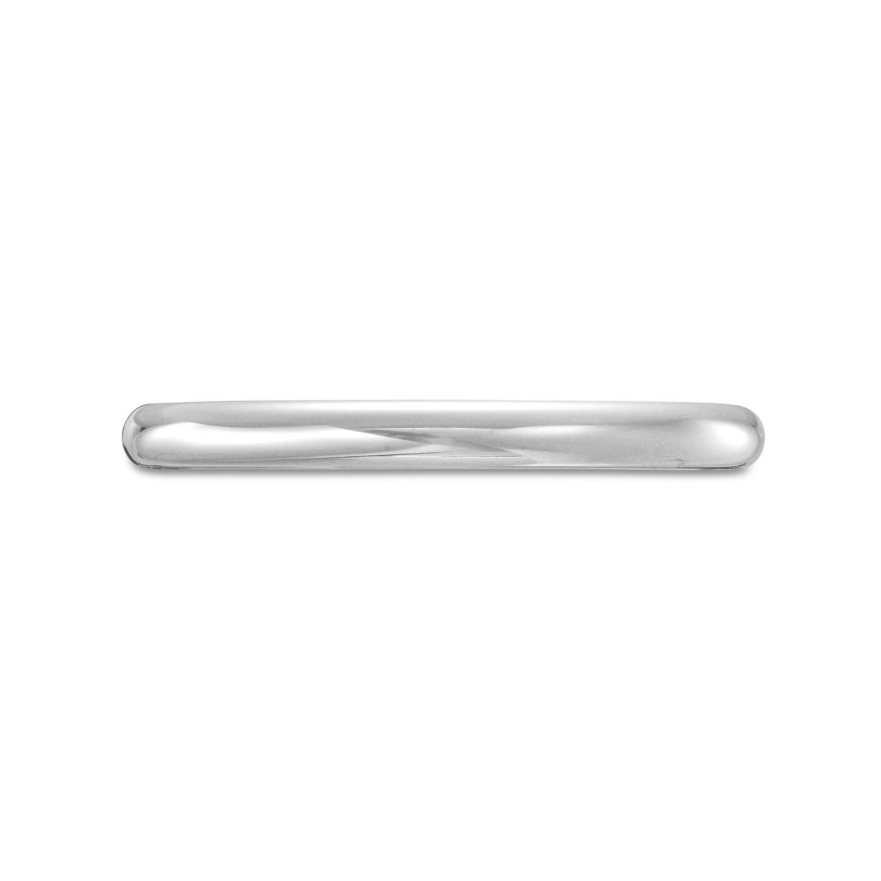 Low Dome Comfort Fit 2mm Wedding Band In White Gold 14K 0