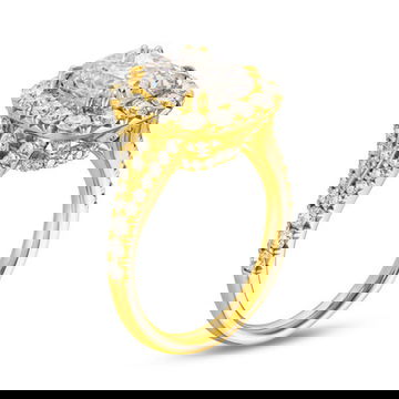 Halo Split Shank Engagement Setting by C. Gonshor