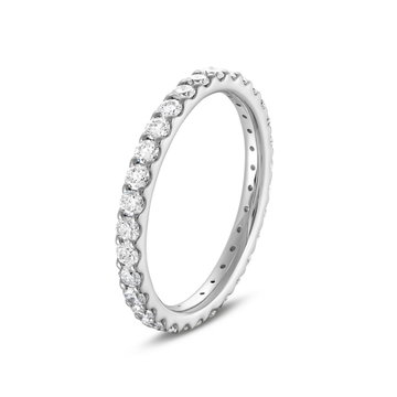 Essential Diamond Eternity Wedding Band (1.00TW) In White Gold 14K