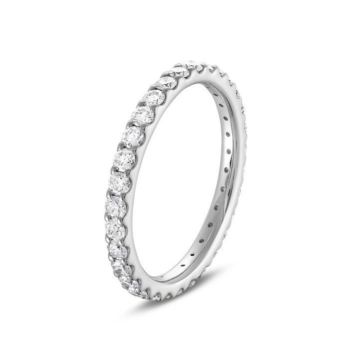 Essential Diamond Eternity Wedding Band (1.00TW) In White Gold 14K