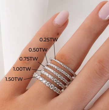 Essential Diamond Eternity Wedding Band (1.00TW) In White Gold 14K