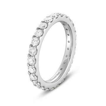 Essential Diamond Eternity Wedding Band (1.50TW) In White Gold 14K