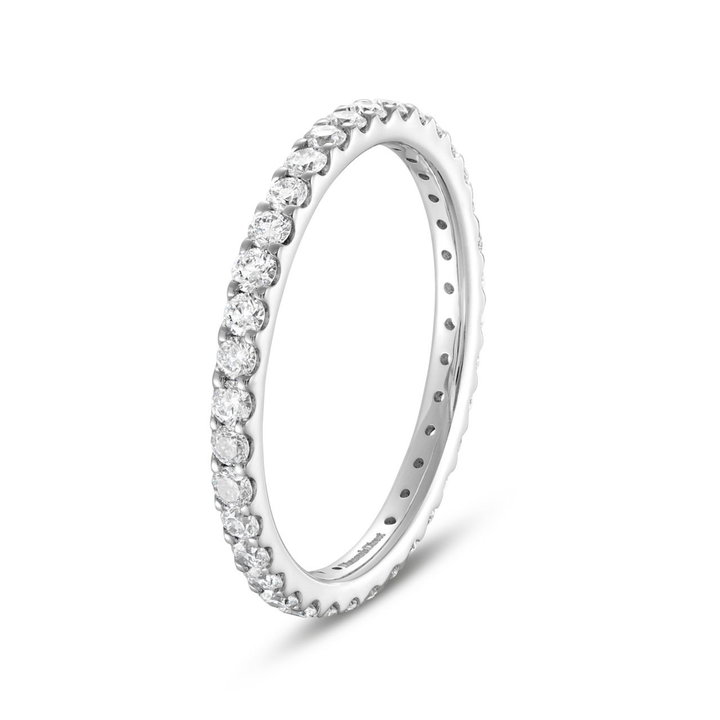 Essential Diamond Eternity Wedding Band (0.75TW) In White Gold 14K