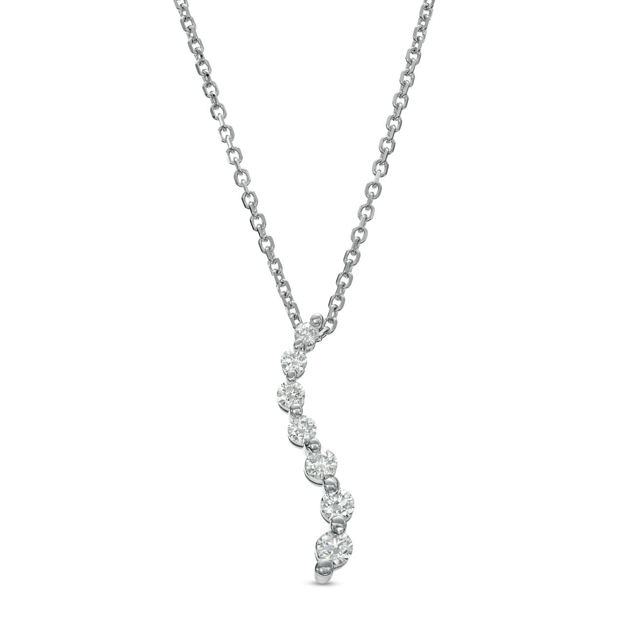 Diamond Journey Pendant Necklace 0