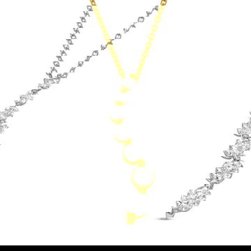 Diamond Journey Pendant Necklace