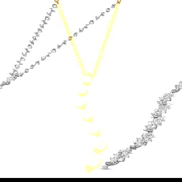 Diamond Journey Pendant Necklace