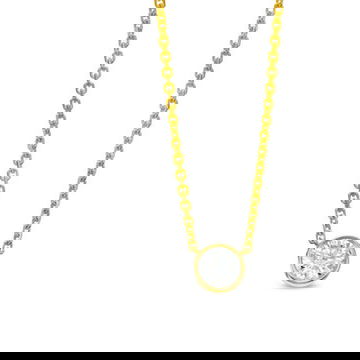 Diamond Bezel Solitaire Pendant
