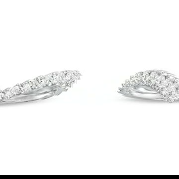 Contour Diamond Wedding Band