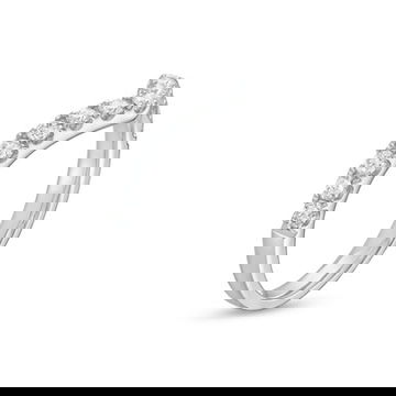 Contour Diamond Wedding Band