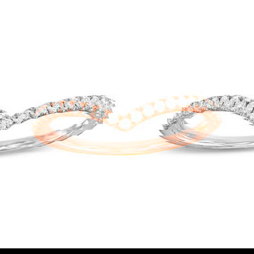 Contour Diamond Wedding Band