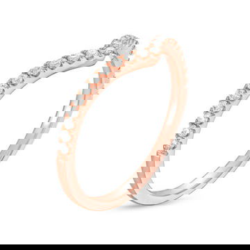 Contour Diamond Wedding Band