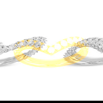 Contour Diamond Wedding Band