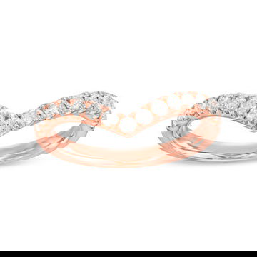Contour Diamond Wedding Band