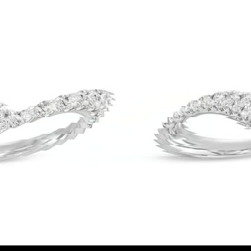 Contour Diamond Wedding Band