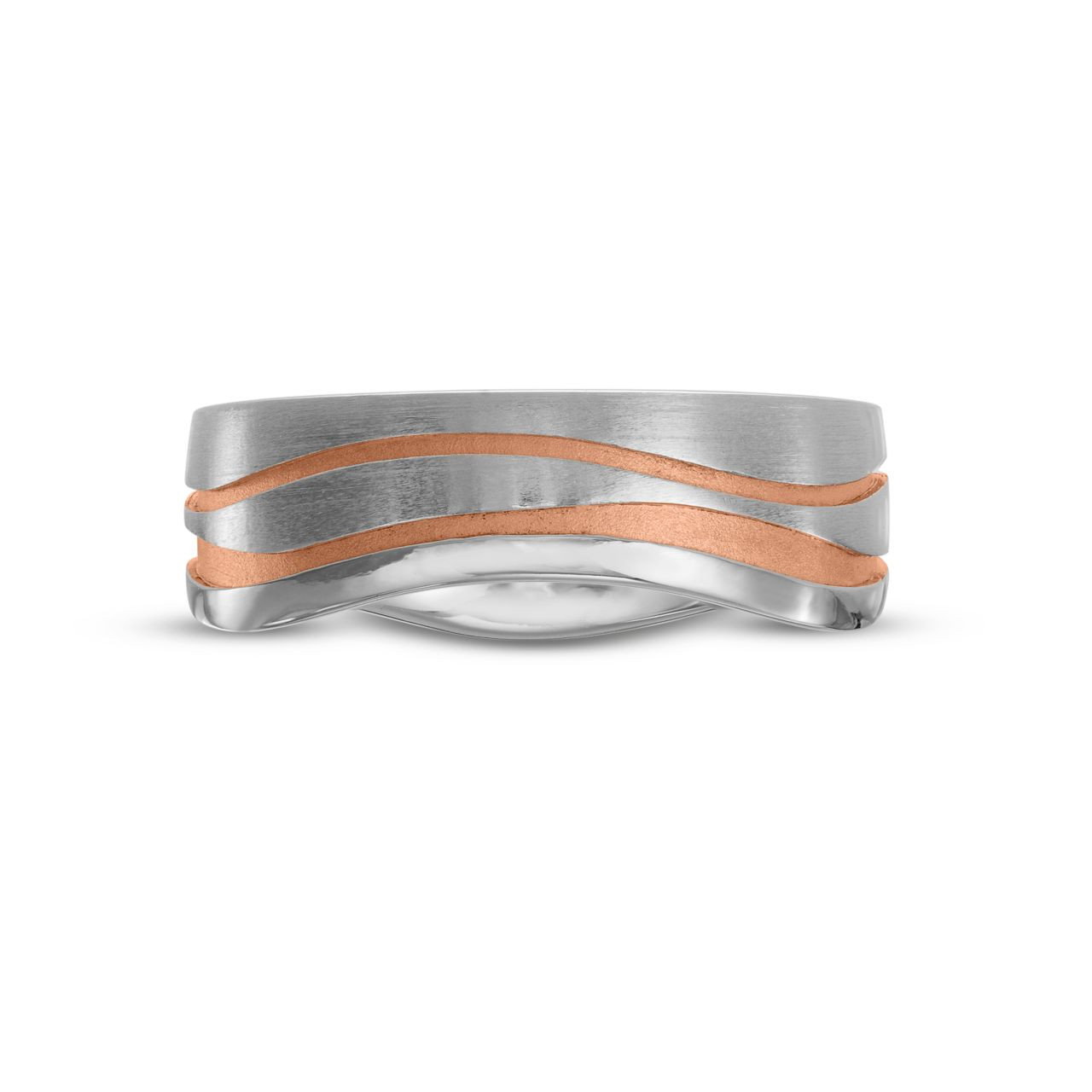 Simon G. Wave Edge Wedding Band 0