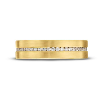 Simon G. Diamond Eternity 6mm Wedding Band In Yellow Gold 18K