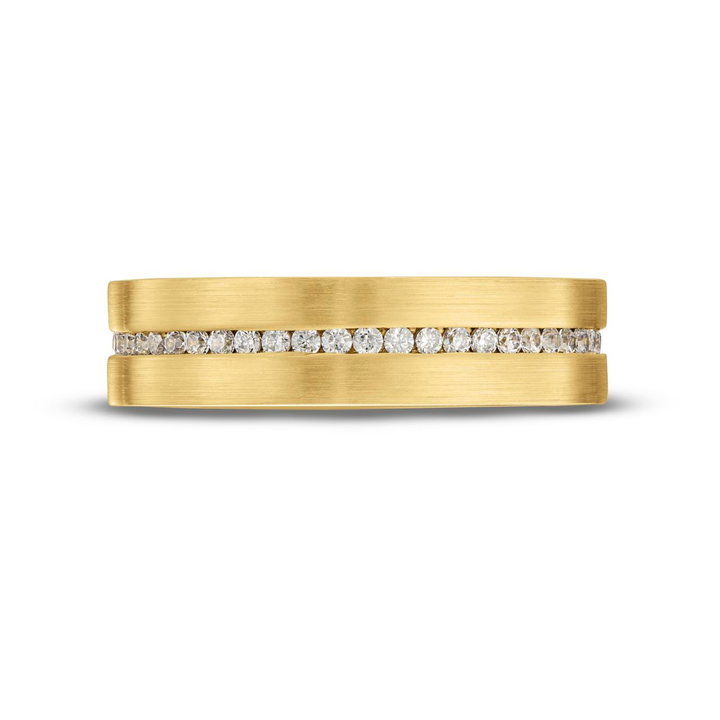 Simon G. Diamond Eternity 6mm Wedding Band In Yellow Gold 18K