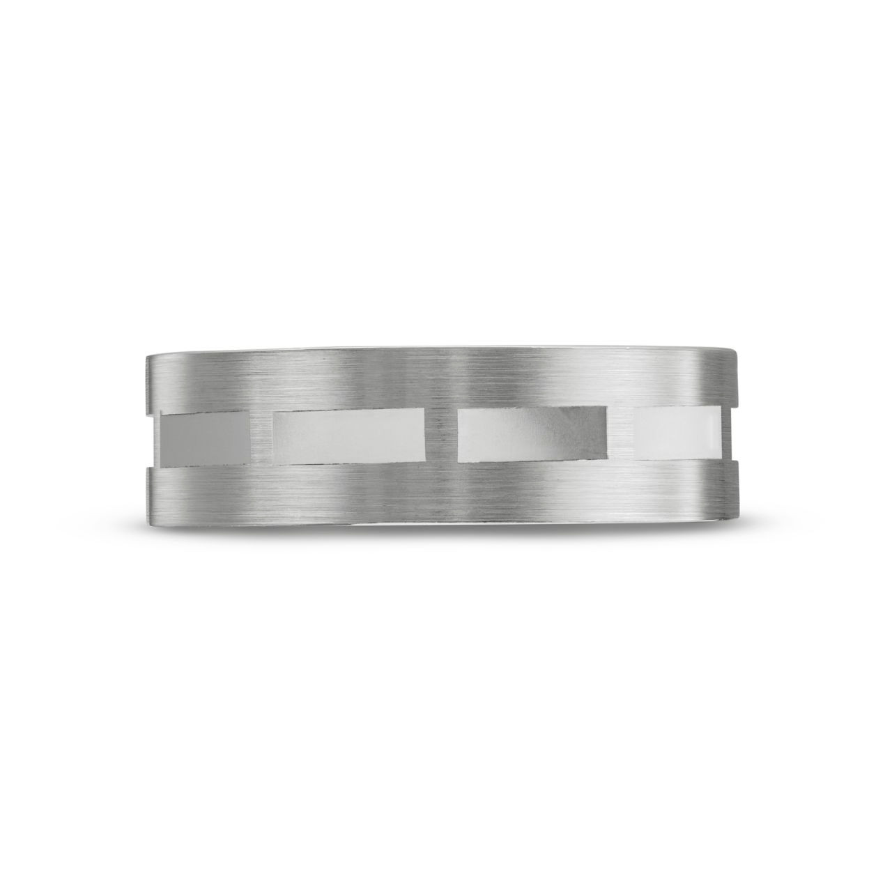 Simon G. Geometric Carved 7mm Wedding Band 0
