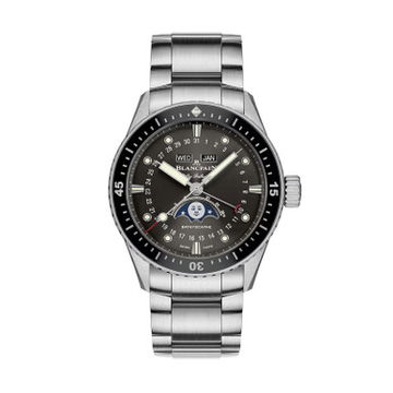 Blancpain Fifty Fathoms Bathyscaphe Steel Quantieme Complet Phases De Lune 43mm