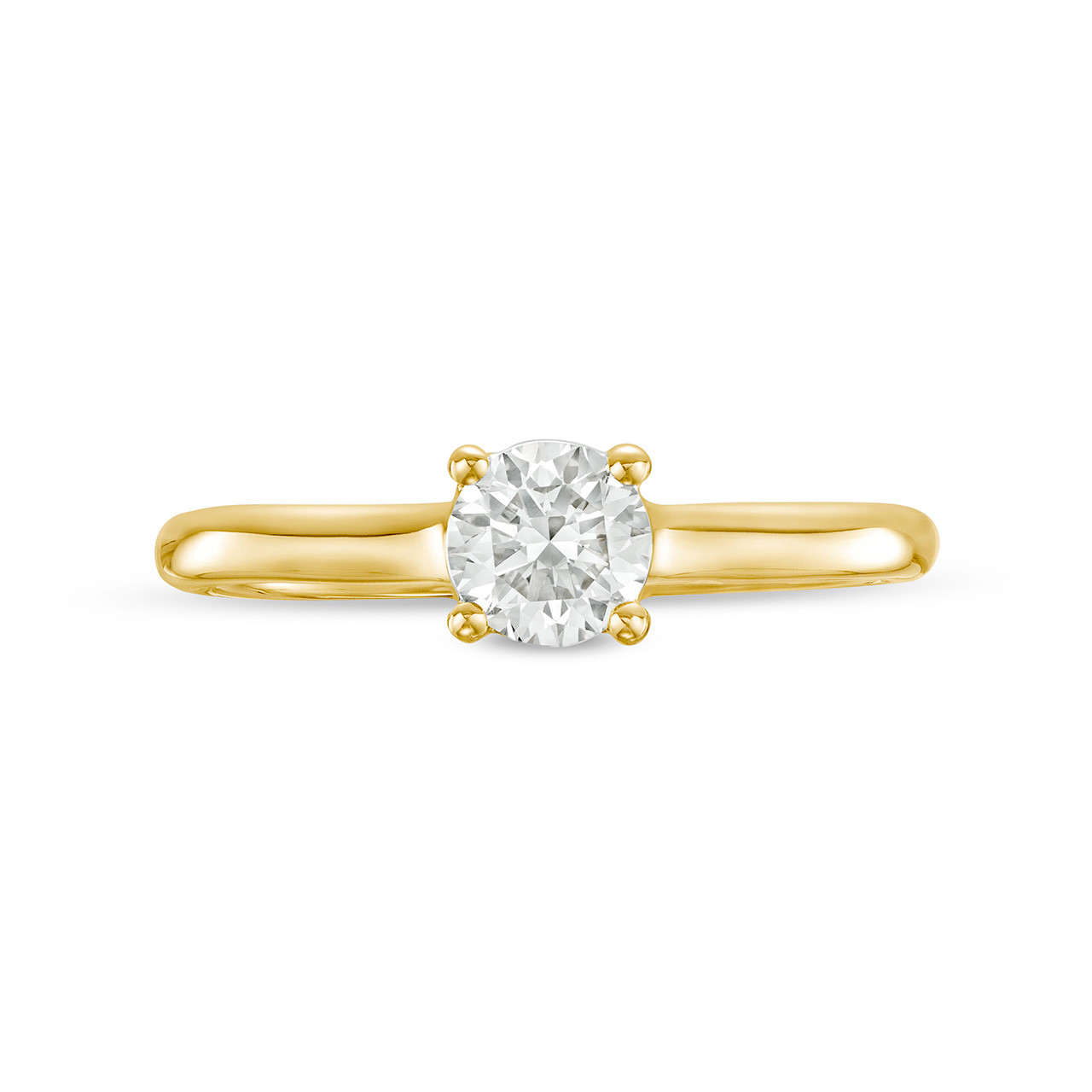 Round Diamond Solitaire Engagement Ring 0