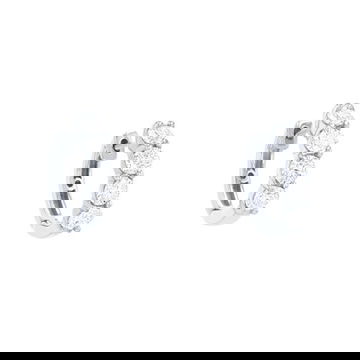 Diamond Huggie Earrings