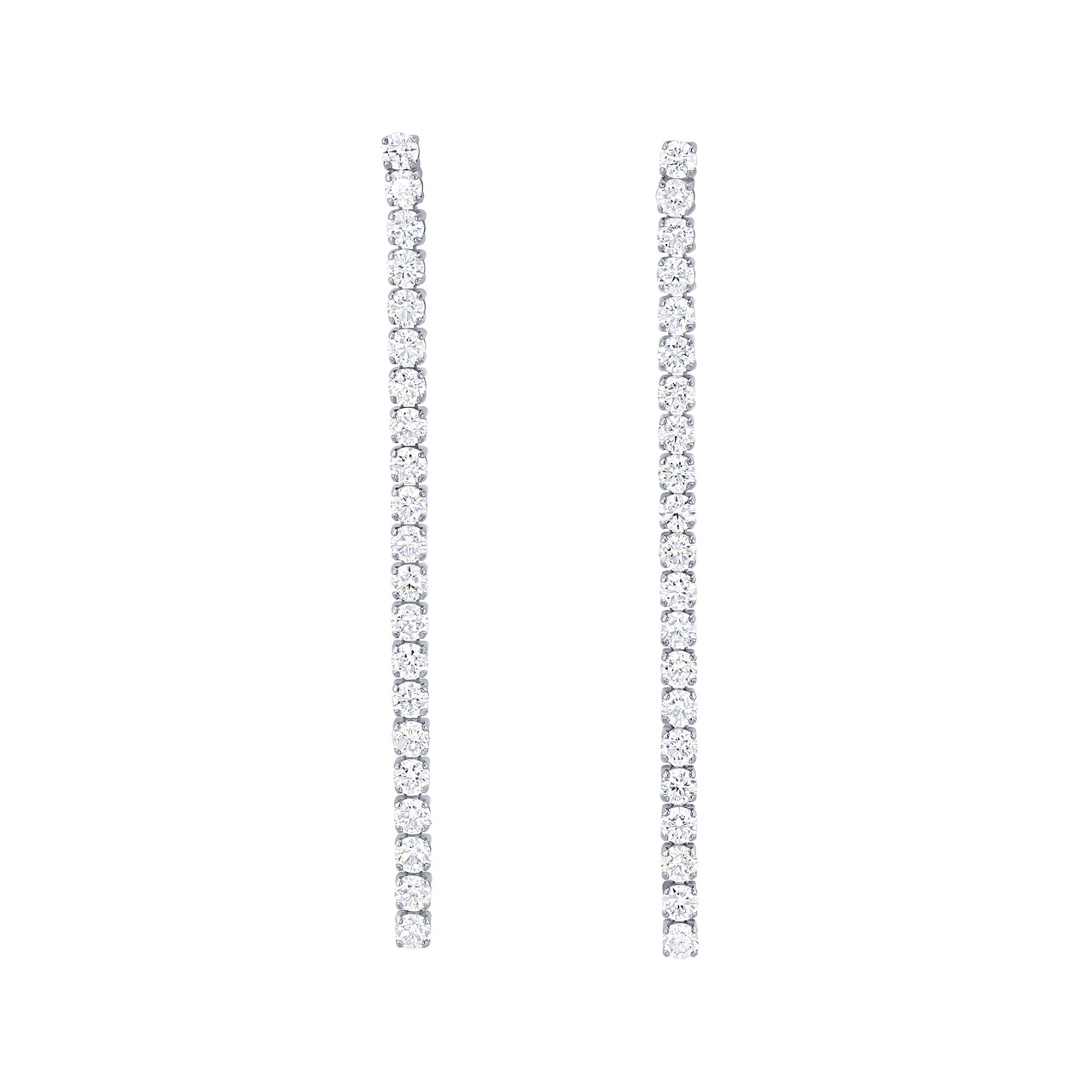 Diamond Straight Line Earrings