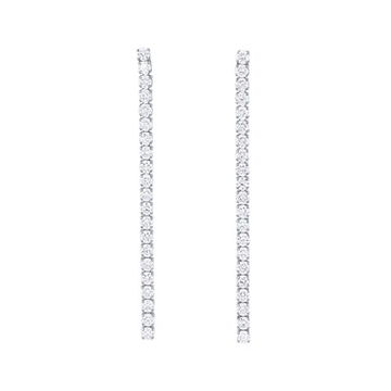 Diamond Straight Line Earrings