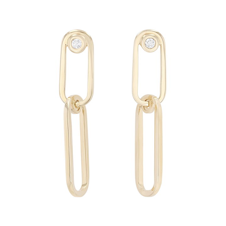 Michael M. Couplet Earrings In Yellow Gold 14K