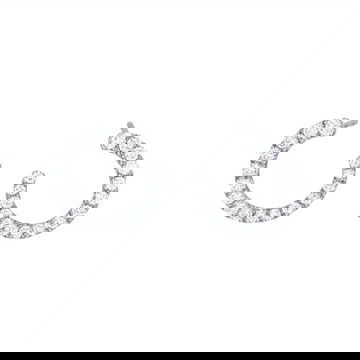 Diamond Circular Stud Earrings 0